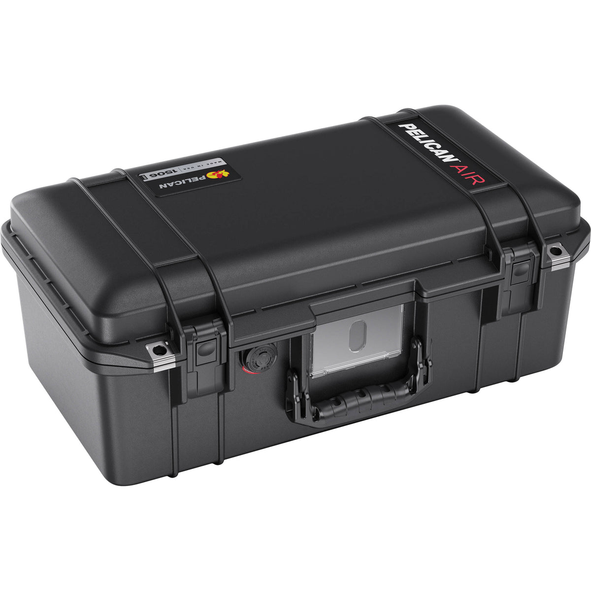 Estuche Rígido Pelican 1506 AirTP con inserto TrekPak (Negro) - vista trasera