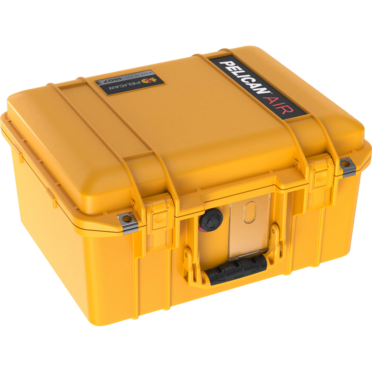 Estuche Rígido Pelican 1507AirWF Hard Carry con espuma y Liner (Amarillo) - vista frontal