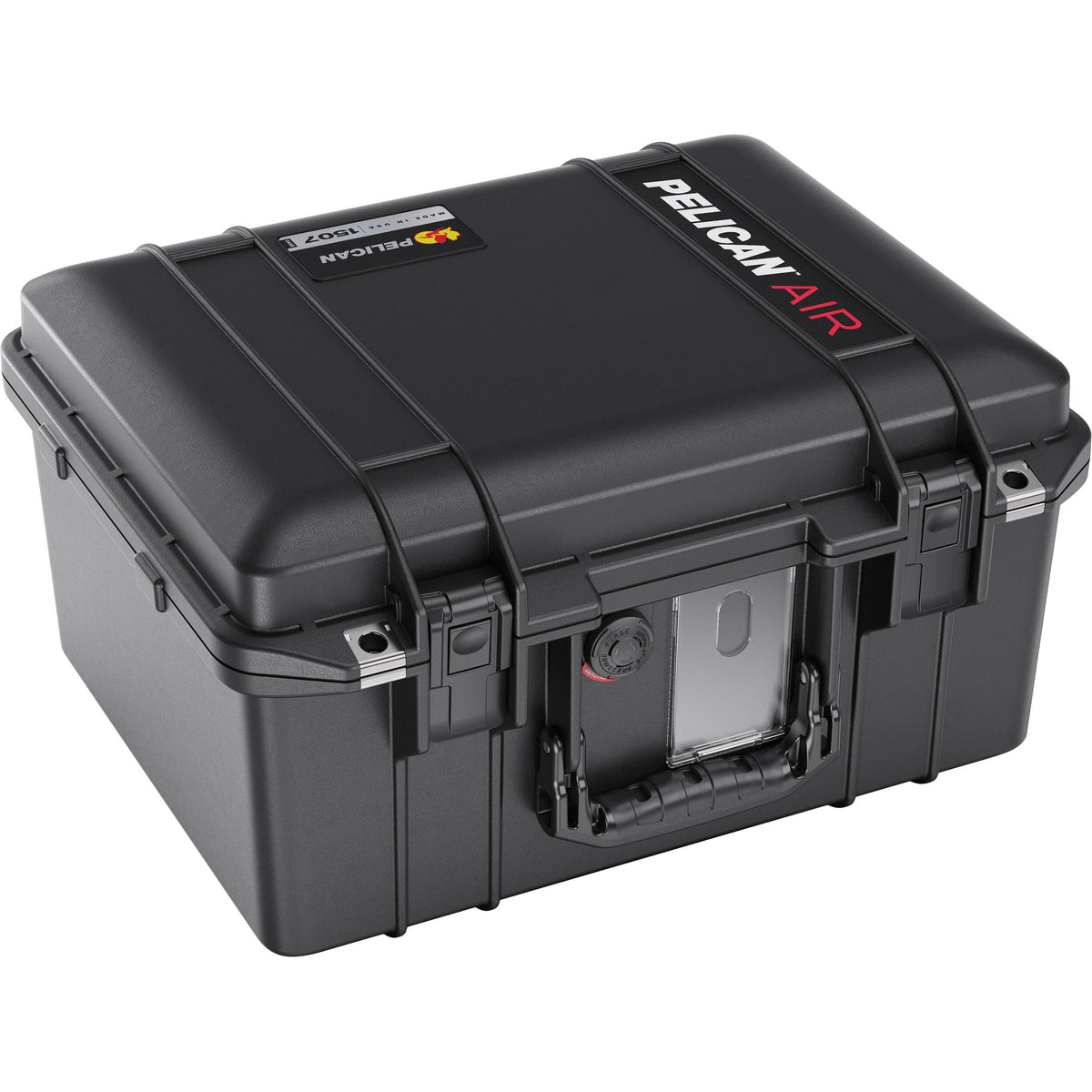 Estuche Rígido Pelican 1507AirWF Hard Carry con espuma y Liner (Negro) - vista frontal