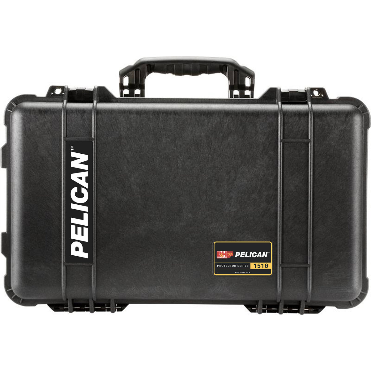 Estuche Rígido Pelican 1510 Protector con divisores TrekPak (B&H 50th Anniversary Edition Negro) - vista frontal