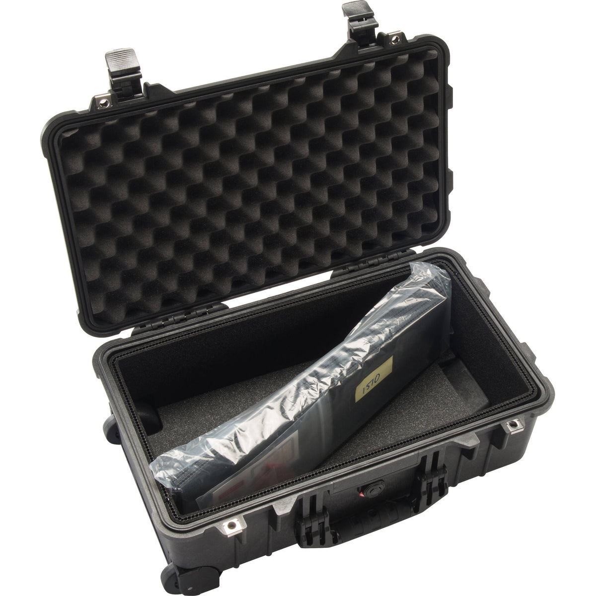 Estuche Rígido Pelican 1510 Protector con divisores TrekPak (B&H 50th Anniversary Edition Negro) - vista trasera