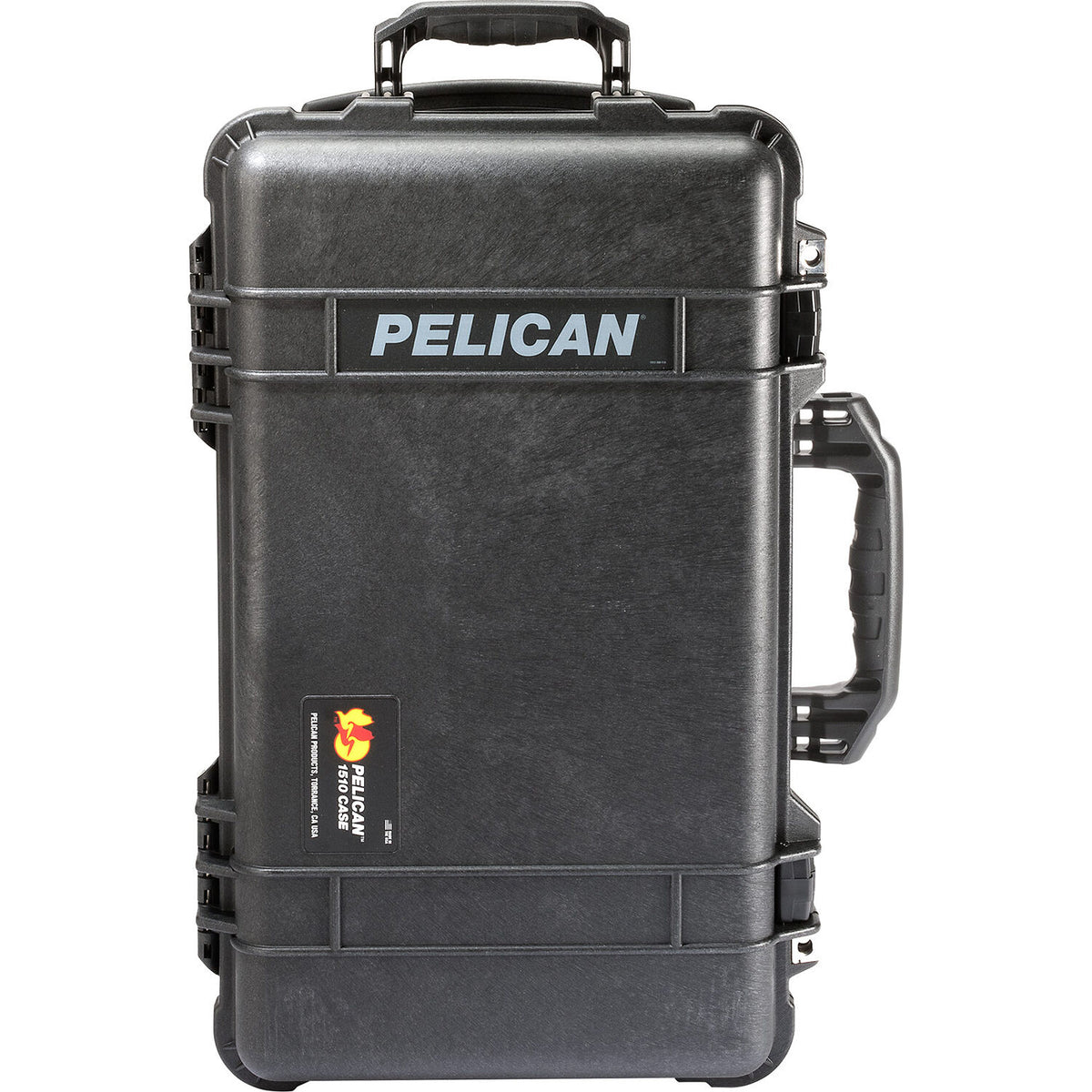 Estuche Rígido Pelican 1510 Protector con divisores TrekPak y espuma (Negro) - vista trasera