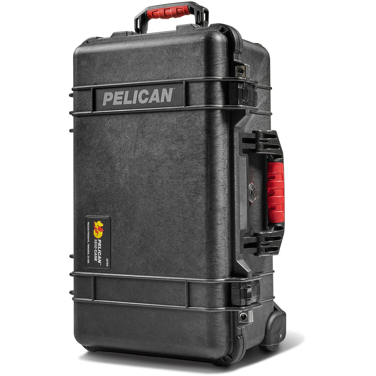 Estuche Rígido Pelican 1510 Protector Studio con juego de divisores y organizador en la tapa (Negro) - vista lateral