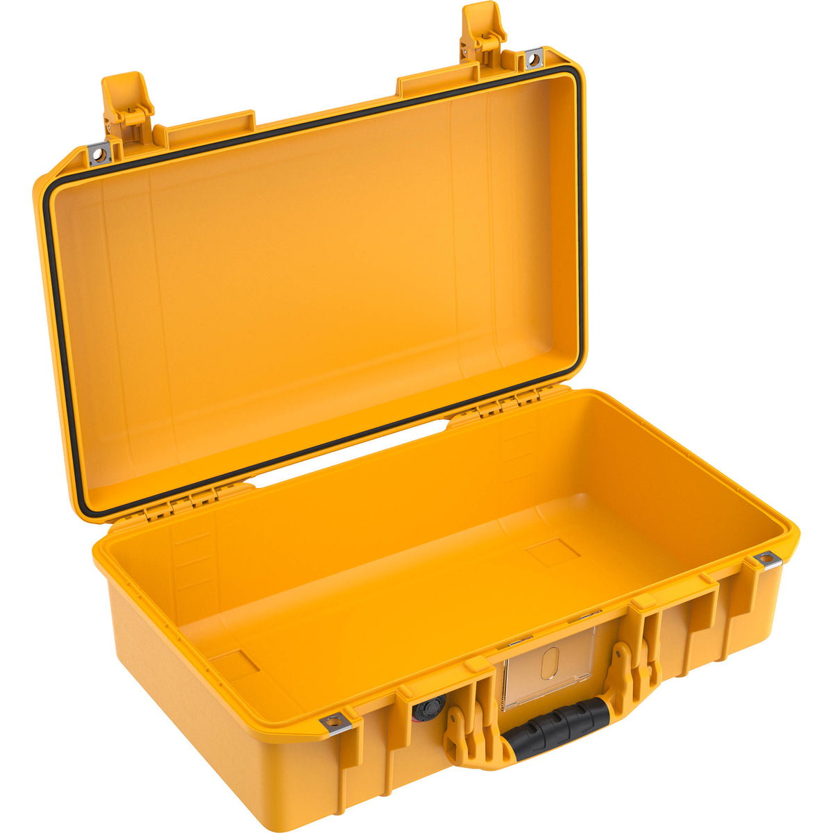 Estuche Rígido Pelican 1525AirNF Hard Carry con Liner, sin interior (Amarillo) - vista trasera
