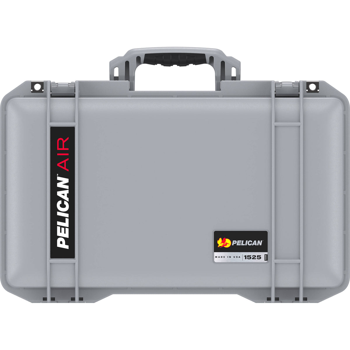 Estuche Rígido Pelican 1525AirWF Hard Carry con espuma y Liner (Plateado) - vista trasera