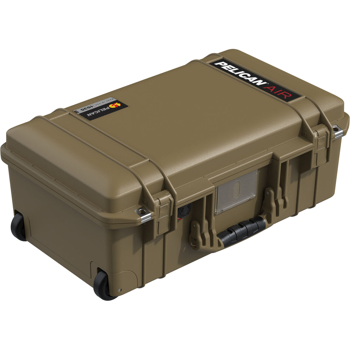 Estuche Rígido Pelican 1535AirNF de cabina con ruedas (Beige, 26.9L) - vista frontal
