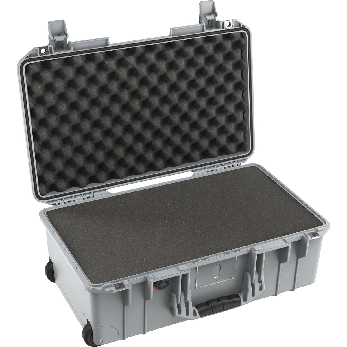 Estuche Rígido Pelican 1535AirWF de cabina con ruedas con espuma (Plateado) - vista principal