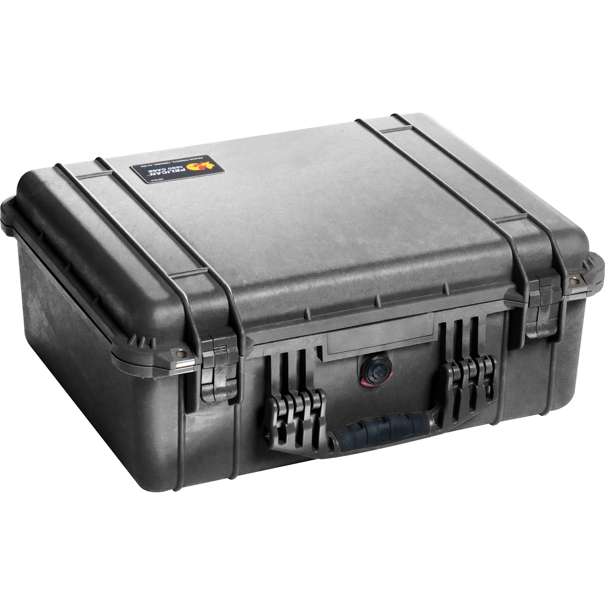 Estuche Rígido Pelican 1550 Protector con Pick y Pluck espuma (Negro) - vista trasera