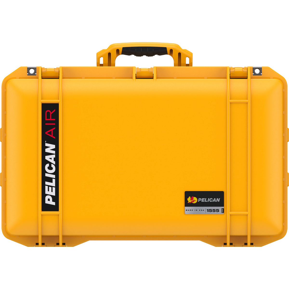 Estuche Rígido Pelican 1555AirNF Hard Carry con Liner, sin interior (Amarillo) - vista trasera