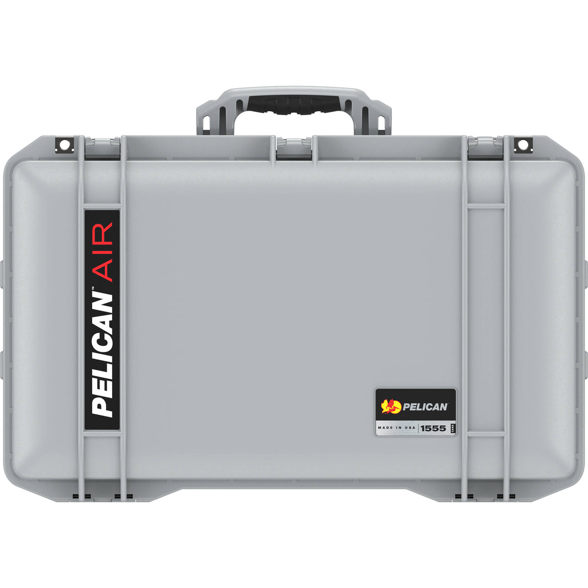 Estuche Rígido Pelican 1555AirWF Hard Carry con espuma y Liner (Plateado) - vista trasera