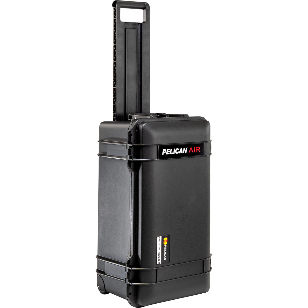 Estuche Rígido Pelican 1556 con ruedas Air sin interior (Negro) - vista lateral