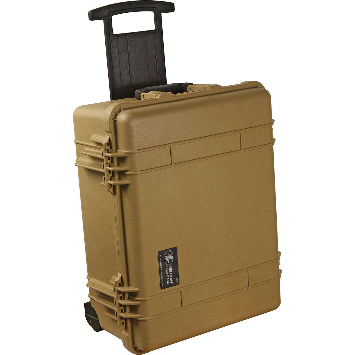 Estuche Rígido Pelican 1560 con espuma juego (Desert Beige) - vista trasera