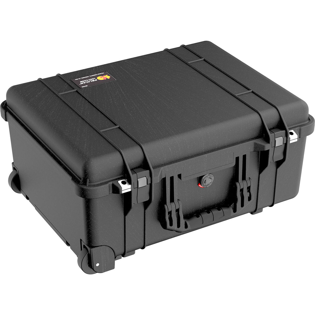 Estuche Rígido Pelican 1560 Protector con espuma Interior (Negro) - vista frontal