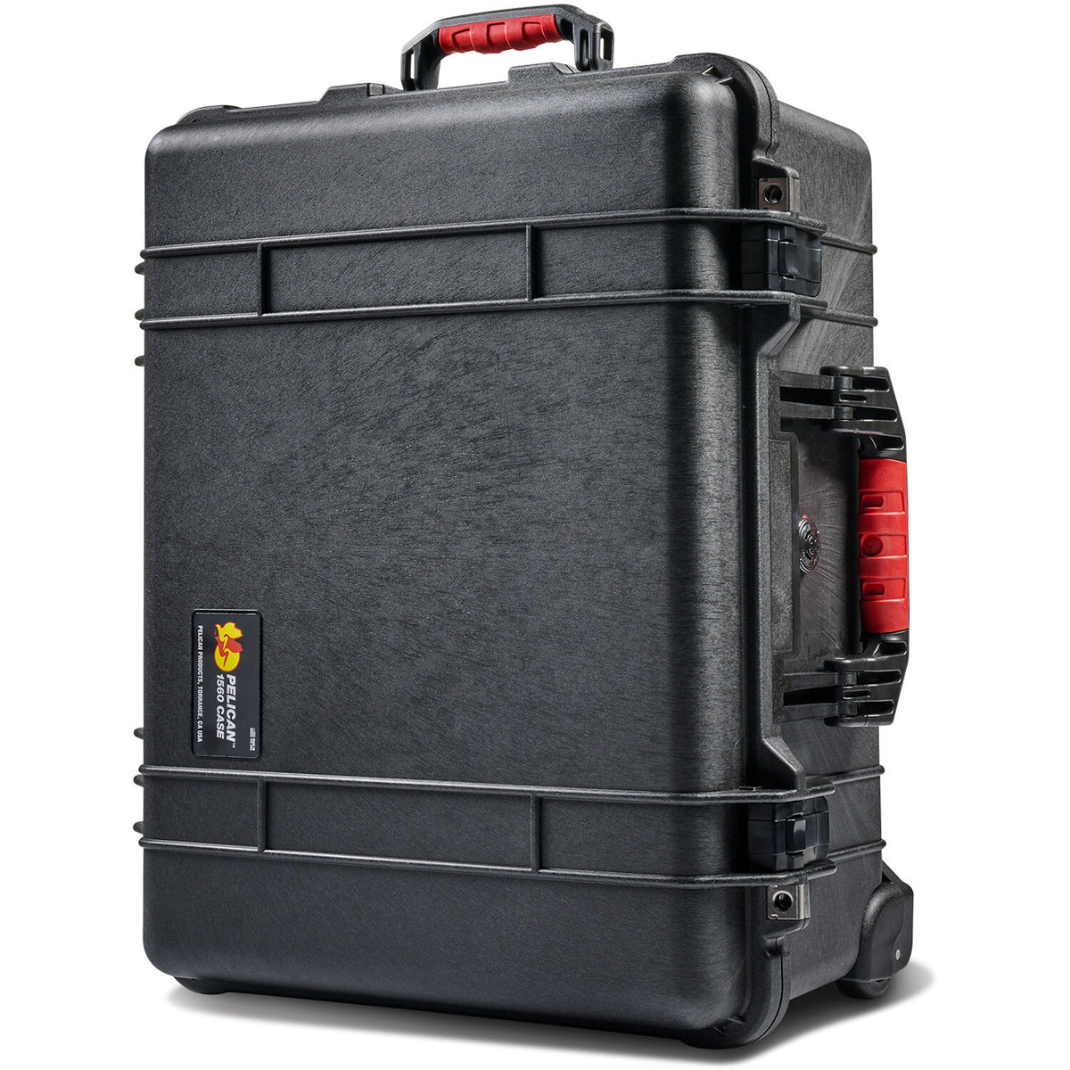 Estuche Rígido Pelican 1560 Protector Studio con juego de divisores y organizador en la tapa (Negro) - puertos y conexiones