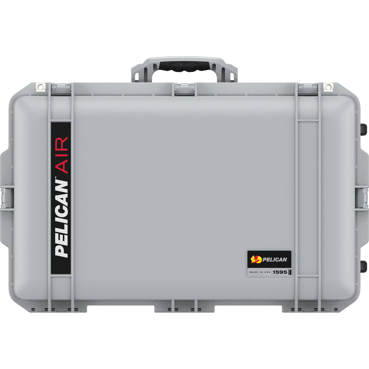 Estuche Rígido Pelican 1595AirWF con ruedas (Plateado, 56.6L) - vista lateral