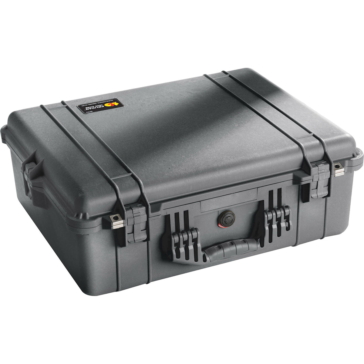 Estuche Rígido Pelican 1600TP con divisores TrekPak (Negro) - vista lateral