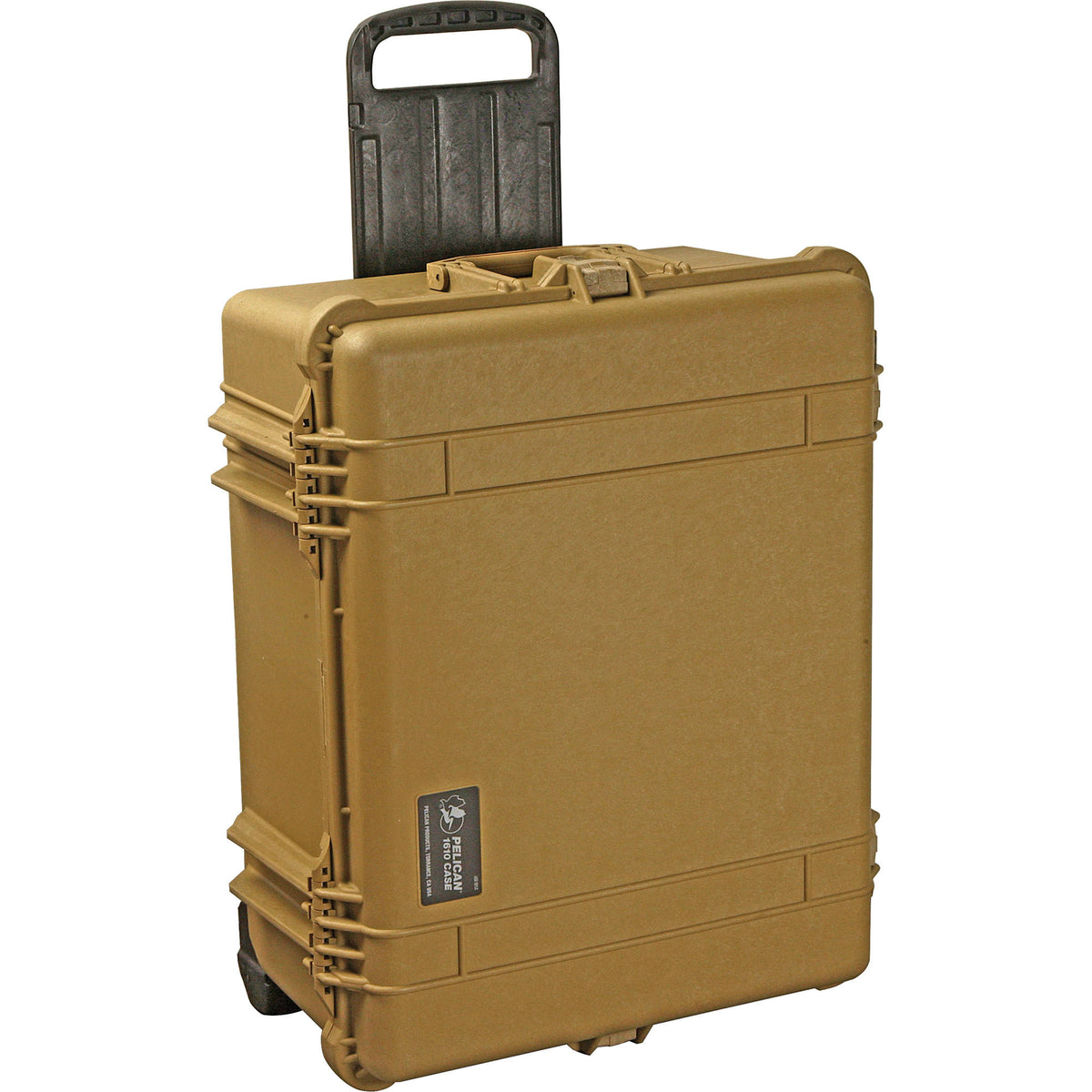Estuche Rígido Pelican 1610 con espuma juego (Desert Beige) - vista trasera