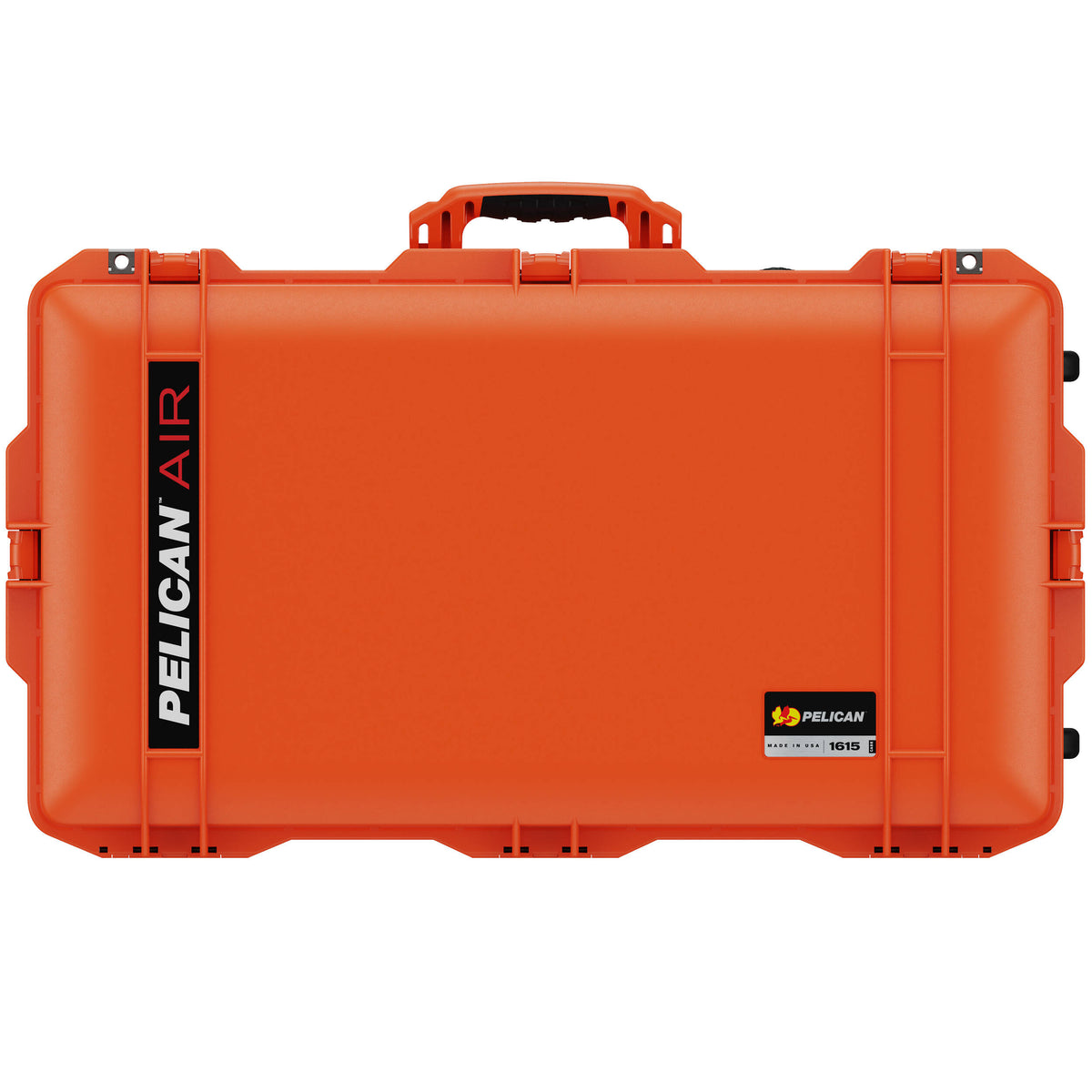 Estuche Rígido Pelican 1615AirWF con ruedas con espuma (Naranja) - vista trasera