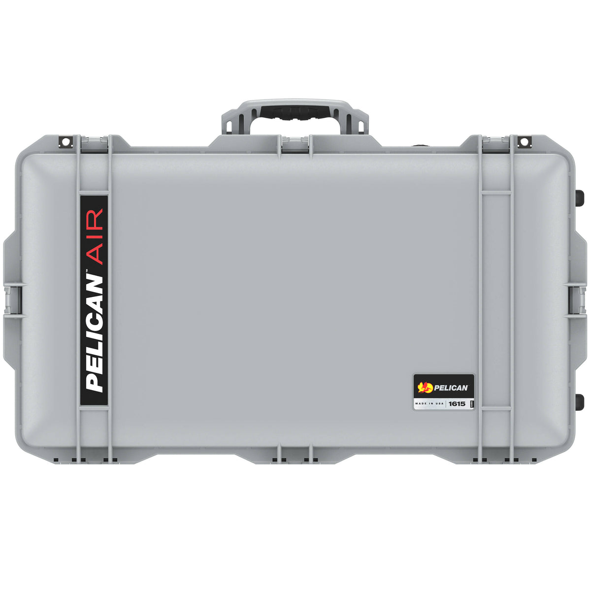 Estuche Rígido Pelican 1615AirWF con ruedas con espuma (Plateado) - vista trasera