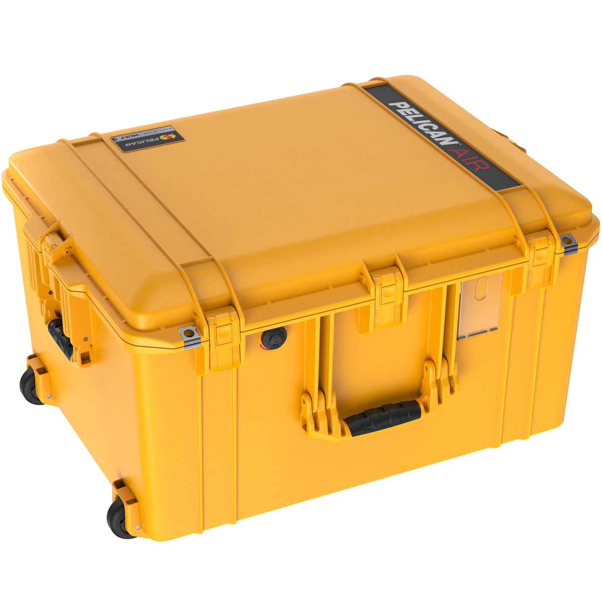 Estuche Rígido Pelican 1637AirNF con ruedas con Liner (Amarillo) - vista frontal