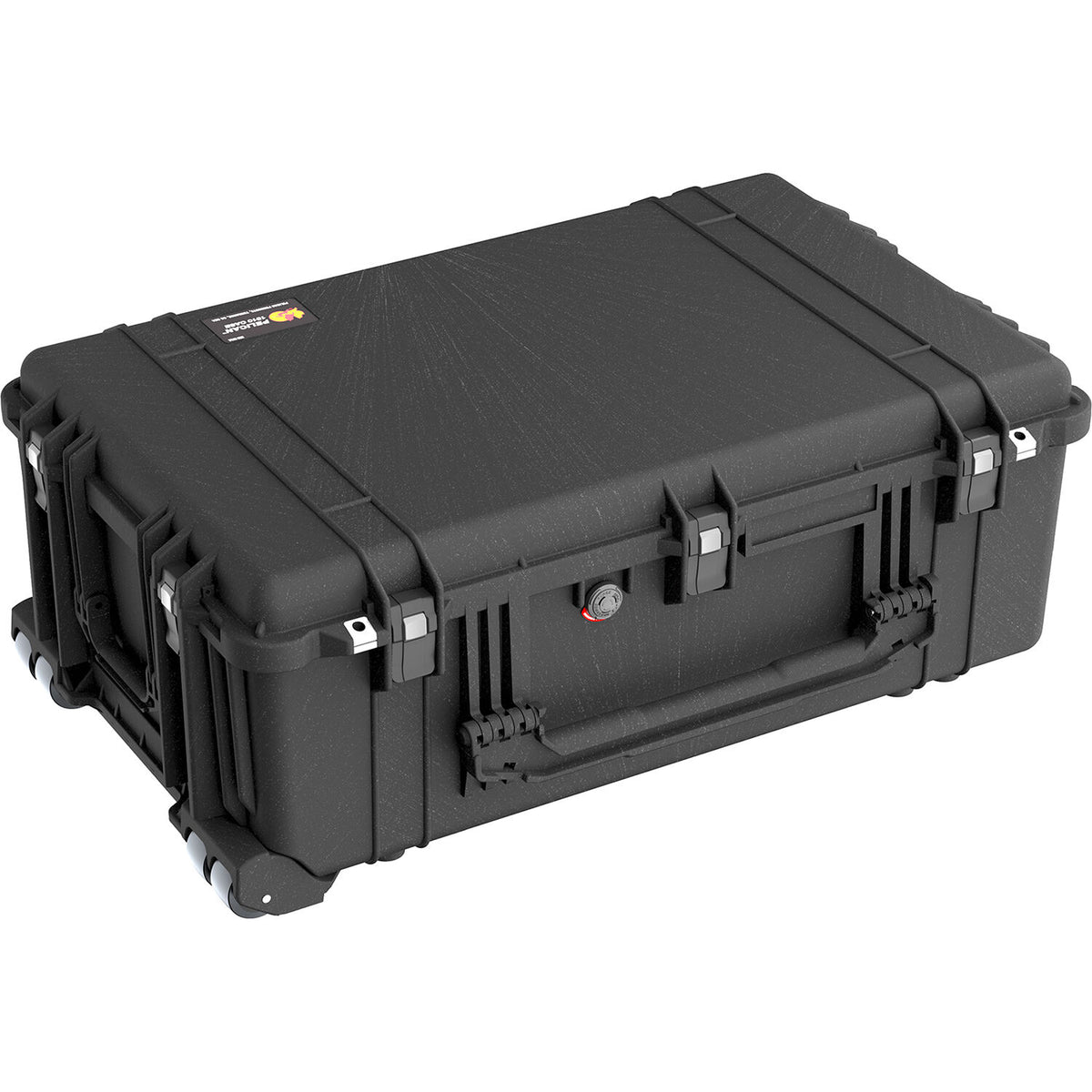 Estuche Rígido Pelican 1650 Protector con espuma Interior (Negro) - vista trasera