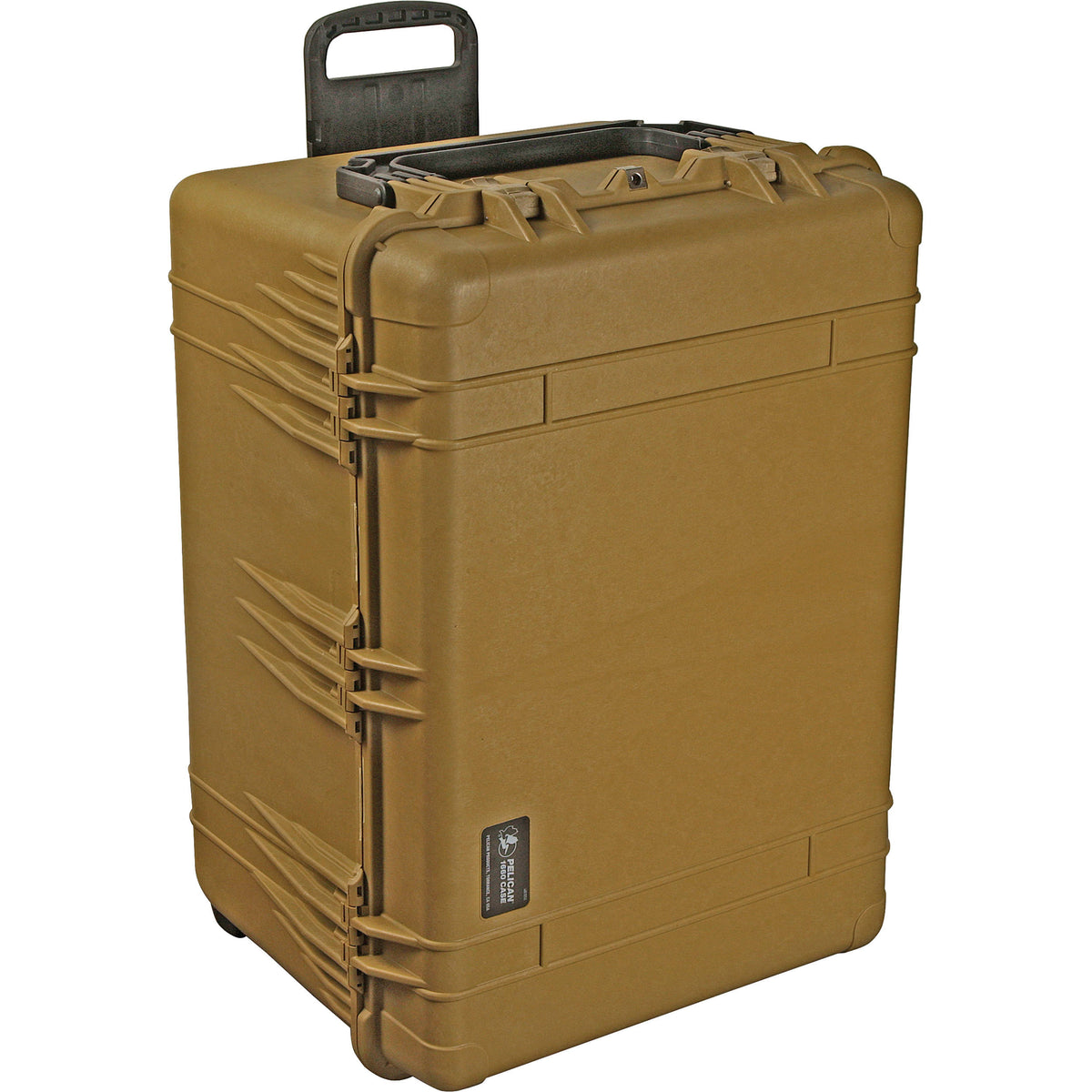 Estuche Rígido Pelican 1660 Protector con interior con espuma (Arena Desert) - vista trasera