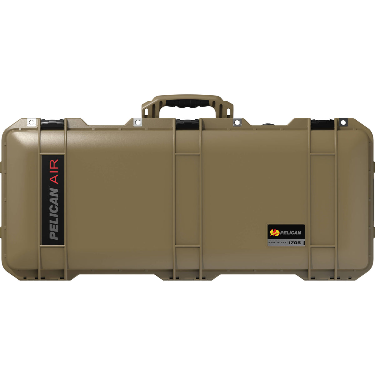 Estuche Rígido Pelican 1705 Air sin interior (Beige, 42L) - vista trasera