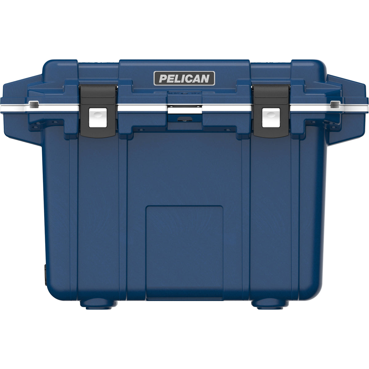 Estuche Rígido Pelican 50QT Elite Cooler (Midnight Azul / Blanco) - vista trasera