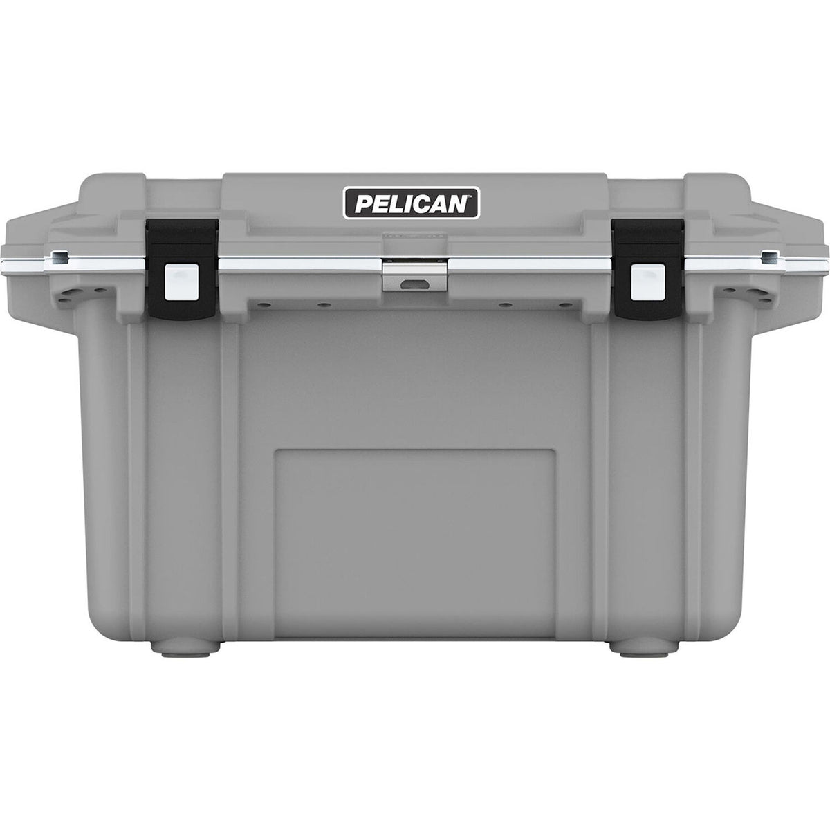 Estuche Rígido Pelican 70QT Elite Cooler (Cement Blanco) - vista trasera