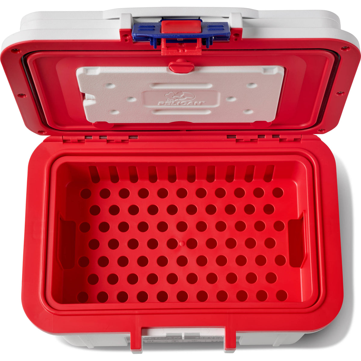 Estuche Rígido Pelican 8QT Personal Cooler (America 250 Limited Edition Rojo / Blanco / Azul) - vista trasera