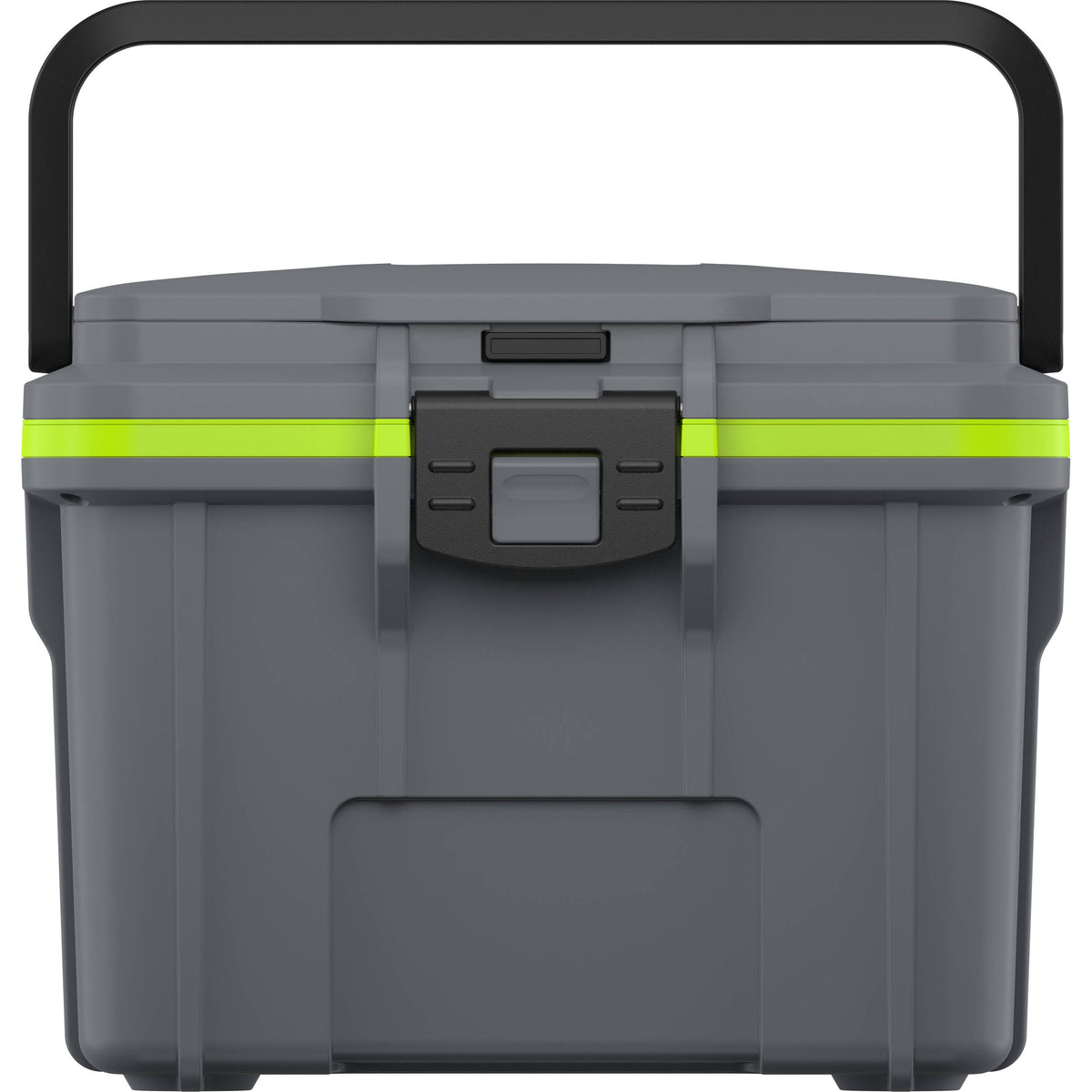 Estuche Rígido Pelican 8QT Personal Cooler (Dark Gris / Verde) - vista frontal