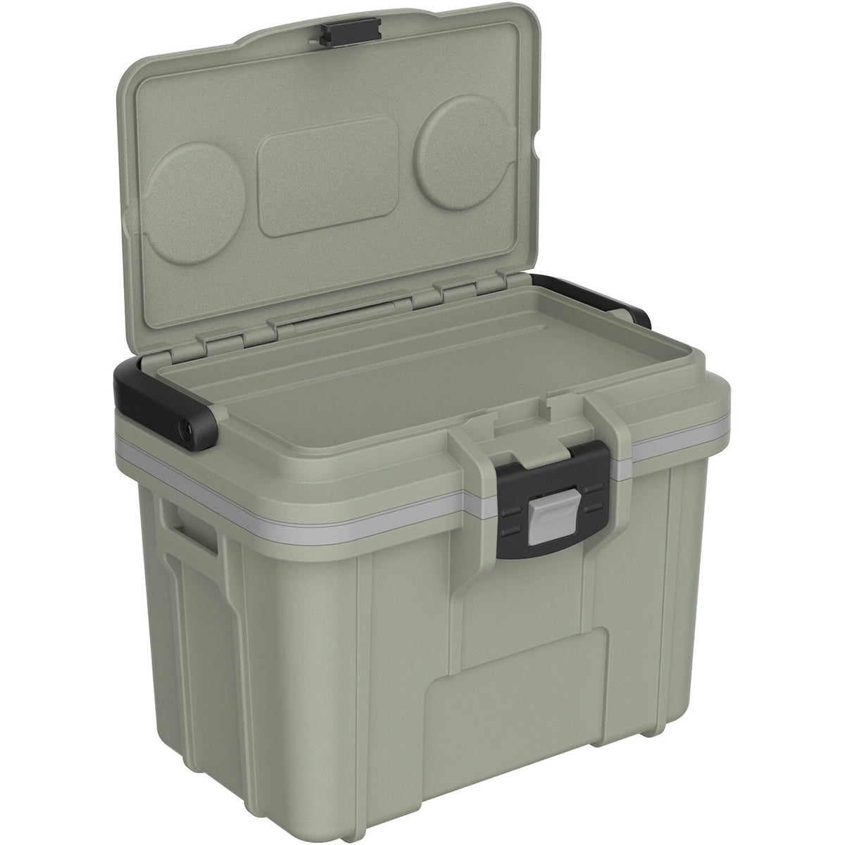 Estuche Rígido Pelican 8QT Personal Cooler (Sage Verde / Gris) - vista trasera