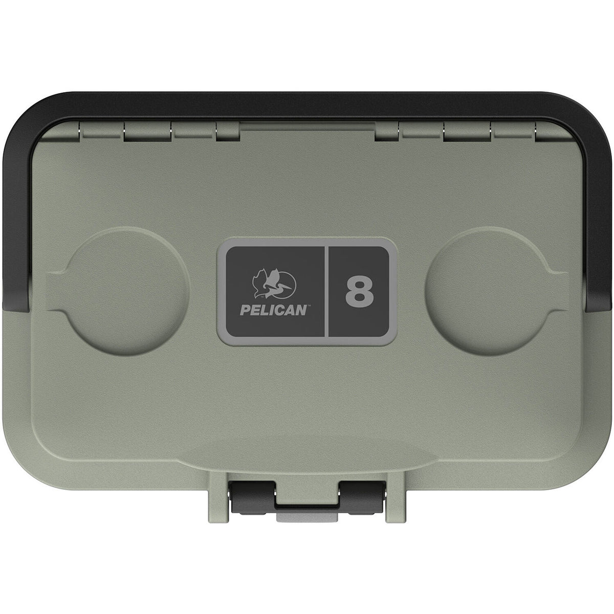 Estuche Rígido Pelican 8QT Personal Cooler (Sage Verde / Gris) - detalle