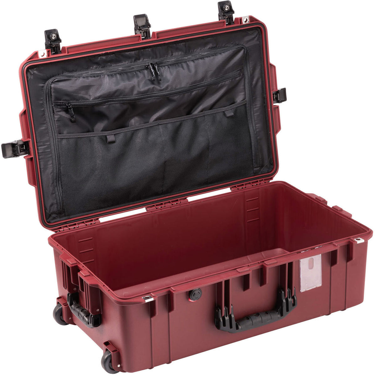 Estuche Rígido Pelican con ruedas Air con organizador en la tapa & Packing Cubes (Oxblood, 55.2L) - vista principal