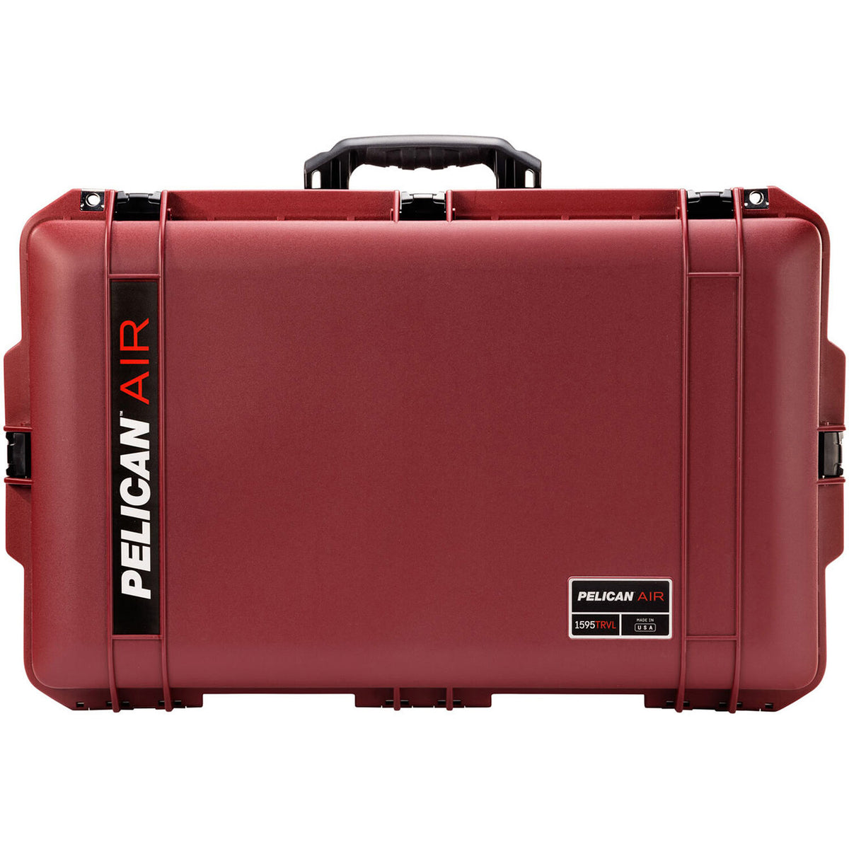 Estuche Rígido Pelican con ruedas Air con organizador en la tapa & Packing Cubes (Oxblood, 55.2L) - vista trasera