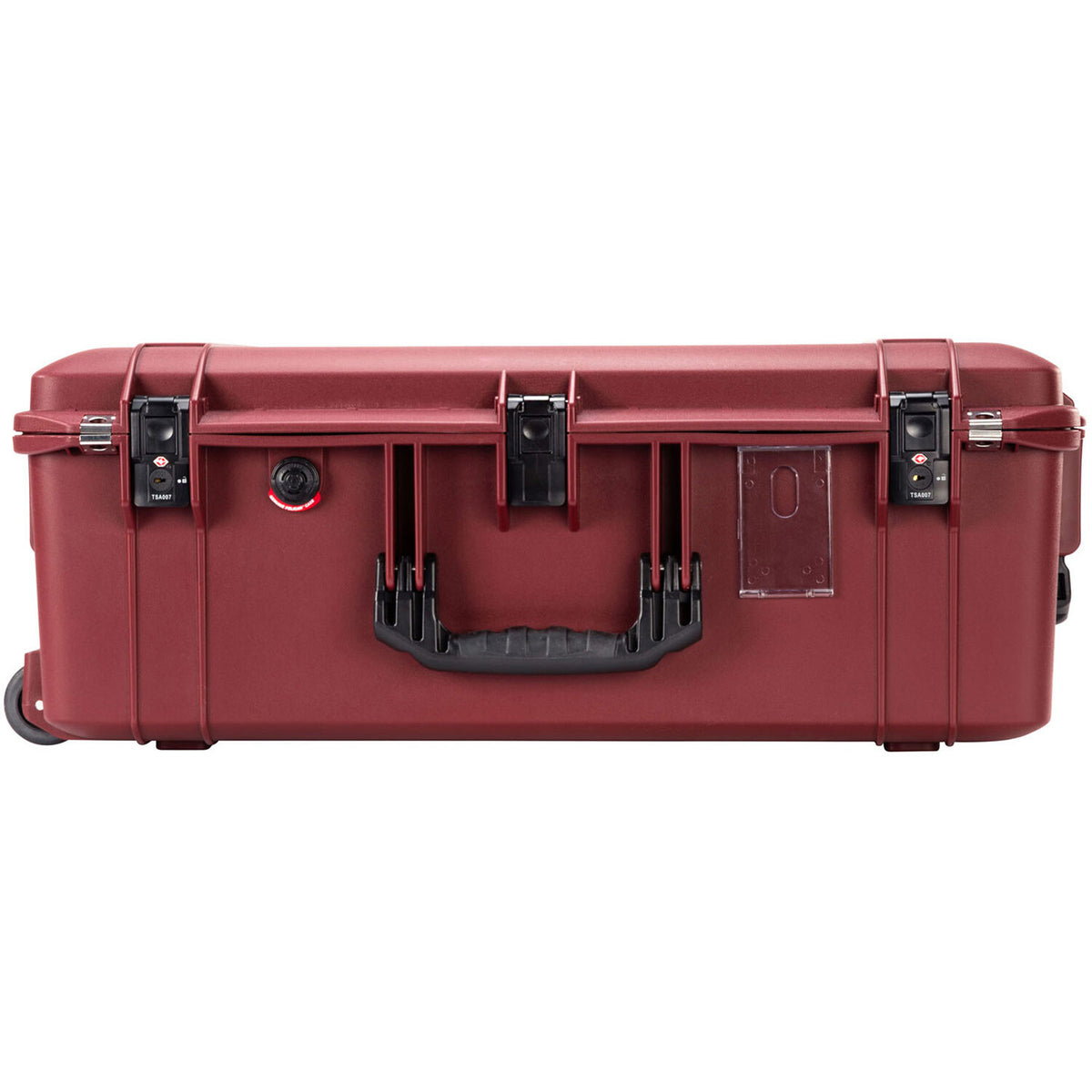 Estuche Rígido Pelican con ruedas Air con organizador en la tapa & Packing Cubes (Oxblood, 55.2L) - vista lateral