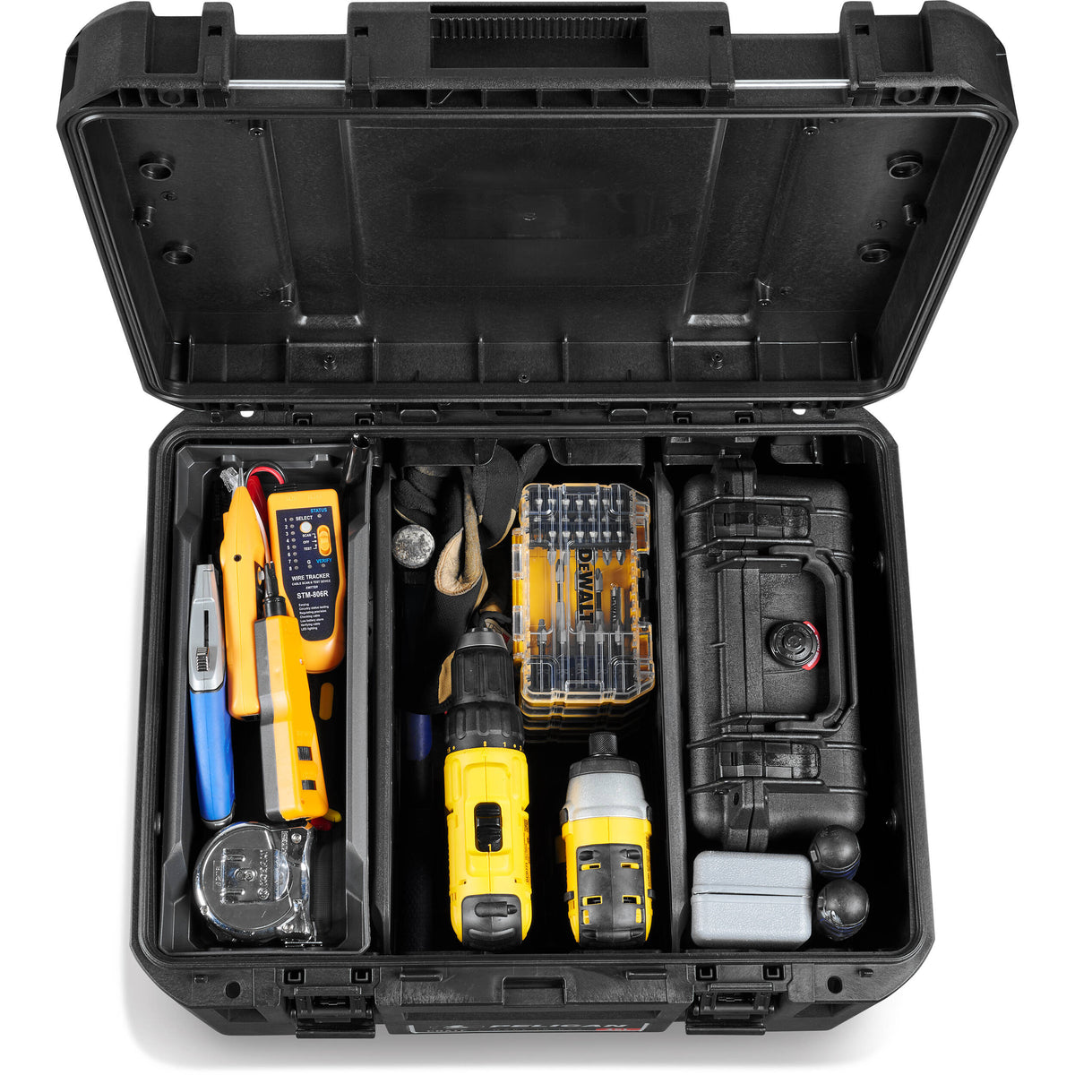 Estuche Rígido Pelican CR45 CRATE (Negro, 45L) - detalle