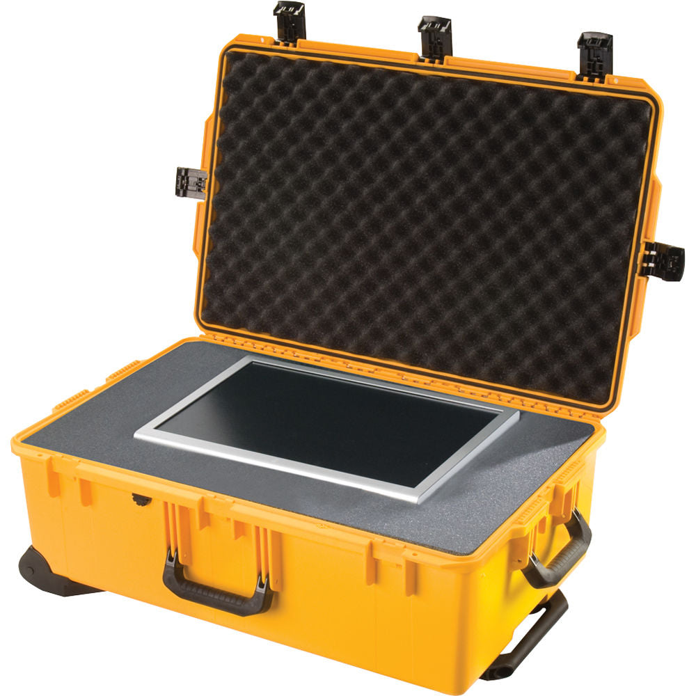 Estuche Rígido Pelican iM2950 Storm Trak con espuma (Amarillo) - vista frontal