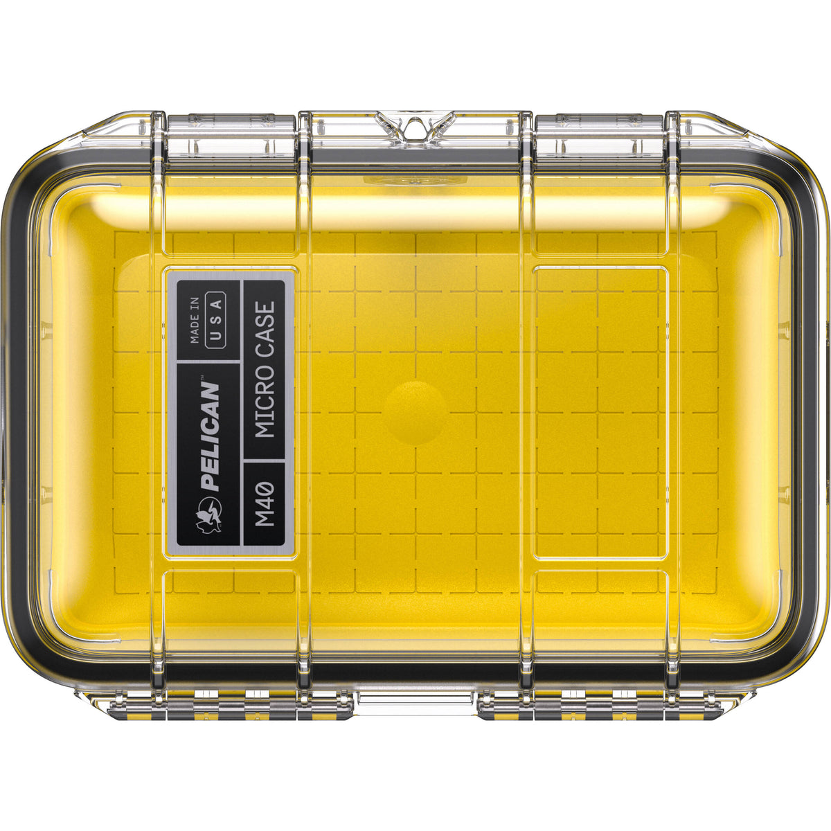 Estuche Rígido Pelican M40 Micro (Transparente) - vista trasera