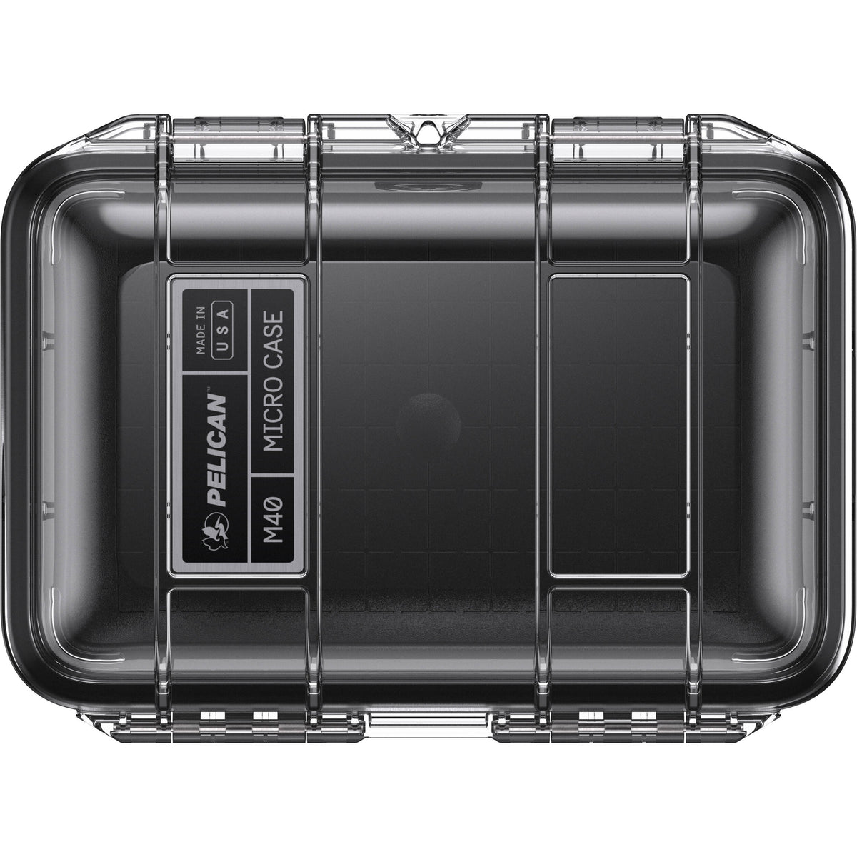 Estuche Rígido Pelican M40 Waterproof Hard Micro (Clear) (M400-0250-100) - vista trasera