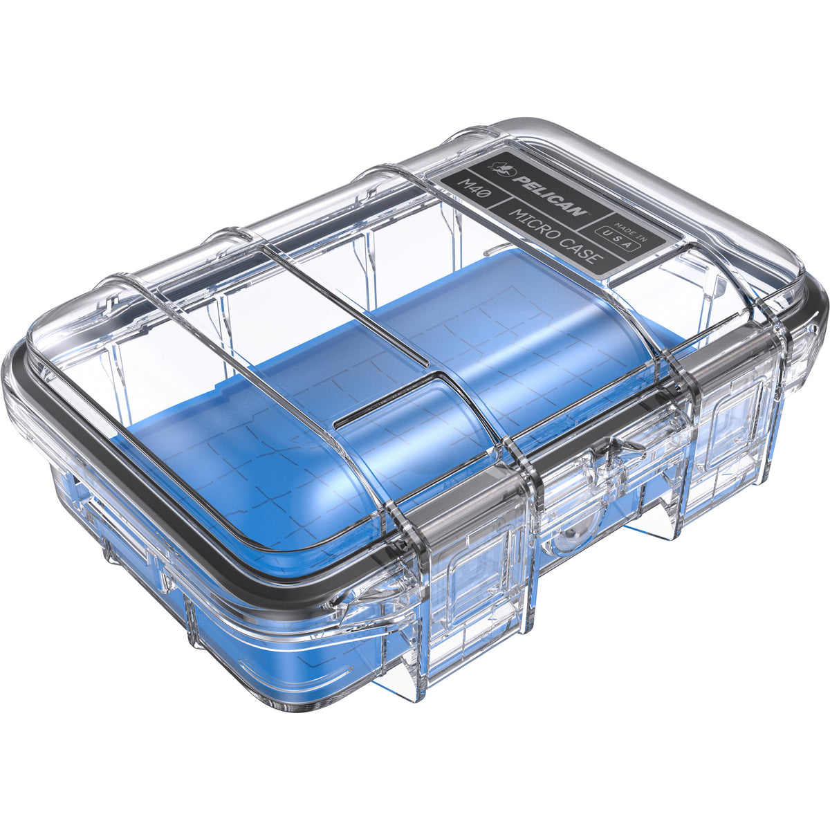 Estuche Rígido Pelican M40 Waterproof Hard Micro (Clear) (M400-0260-100) - vista frontal