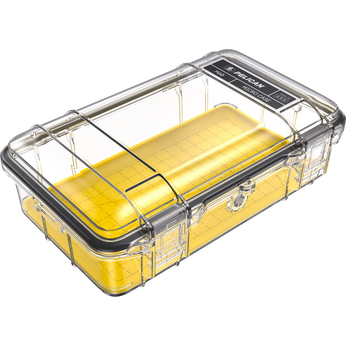 Estuche Rígido Pelican M60 Waterproof Hard Micro (Clear) (M600-0270-100) - vista frontal