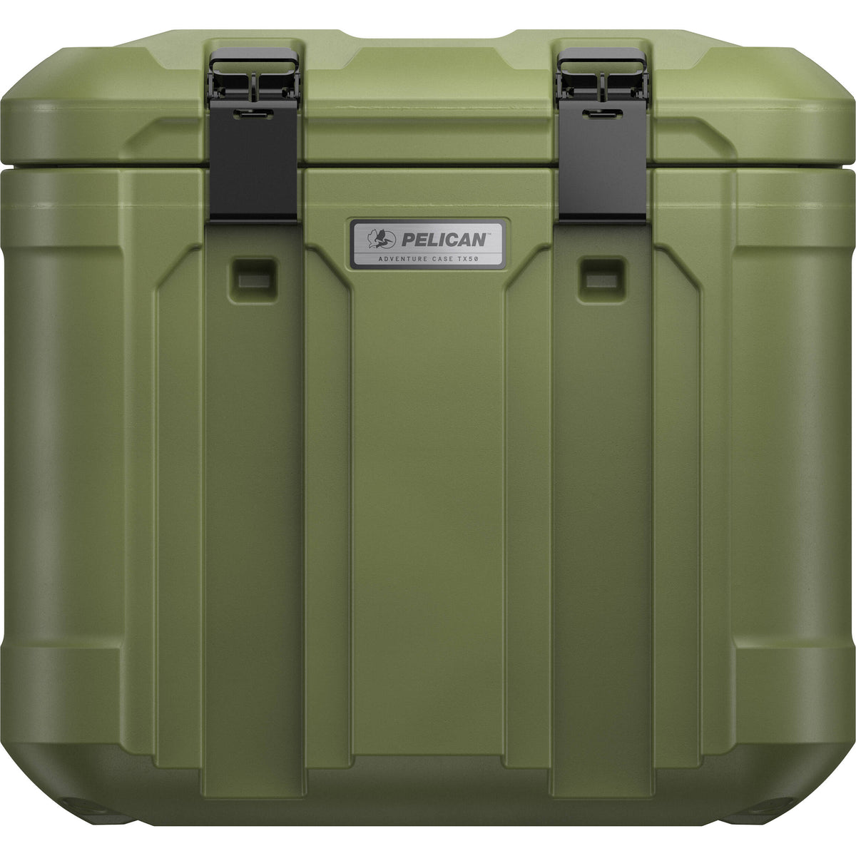 Estuche Rígido Pelican TX50 Adventure (OD Verde, 34.5L) - vista trasera
