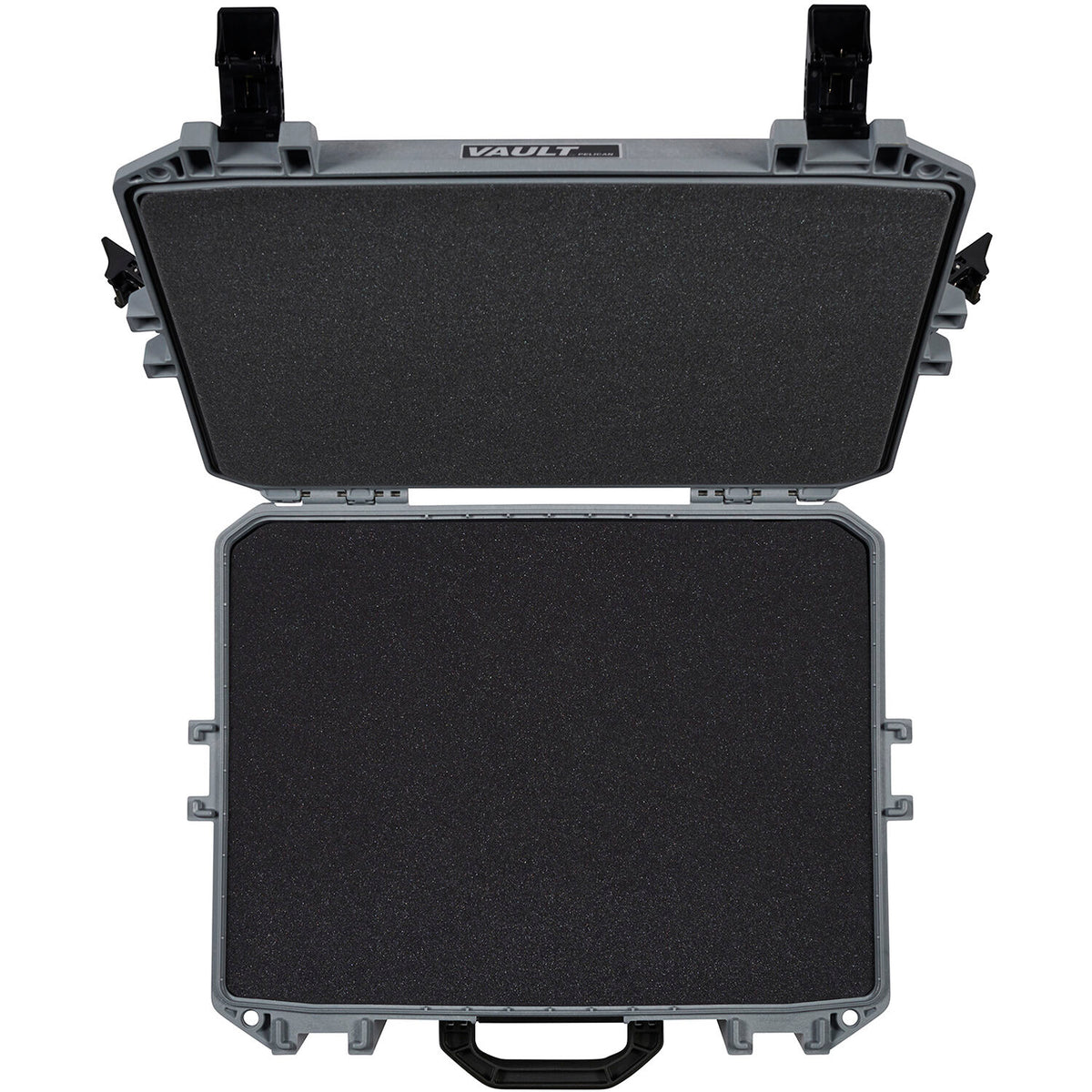 Estuche Rígido Pelican Vault 550 con inserto de espuma (Gris, 37L) - vista frontal