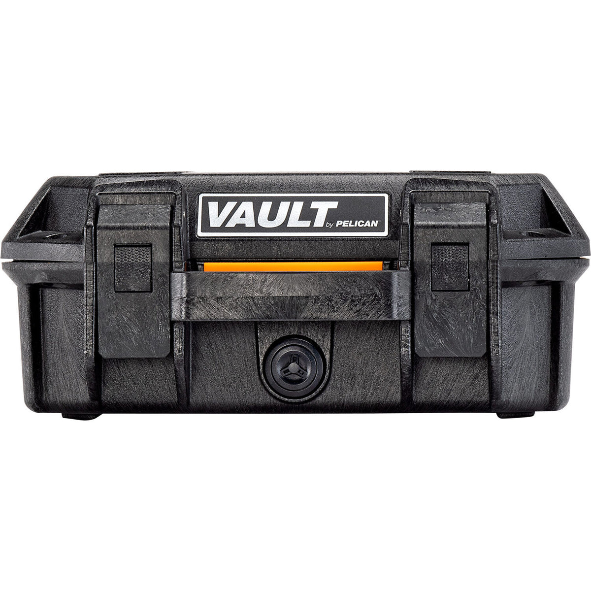 Estuche Rígido Pelican Vault V100 con Interior divisores (Negro, 6.5L) - vista trasera