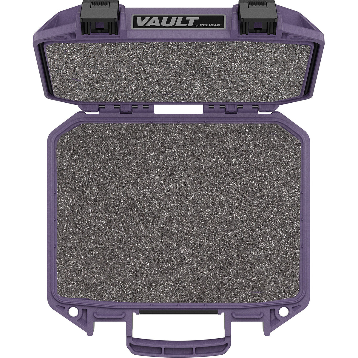 Estuche Rígido Pelican Vault V100C con espuma (Dusk Purple, 6.5L) - vista frontal
