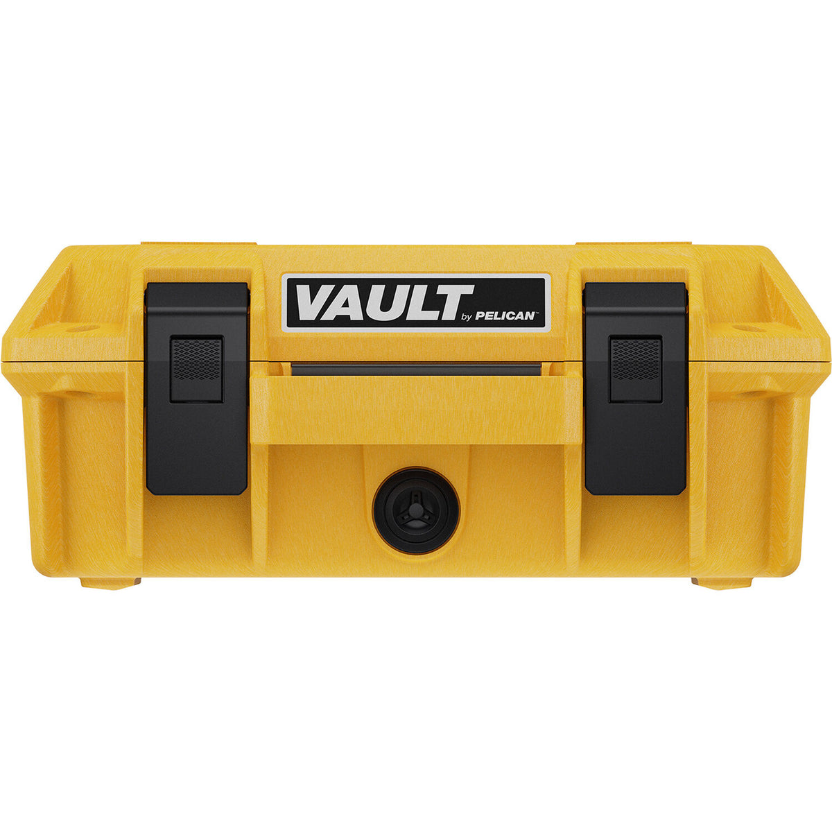 Estuche Rígido Pelican Vault V100C con inserto de espuma (Amarillo Sunflare, 6.5L) - vista lateral