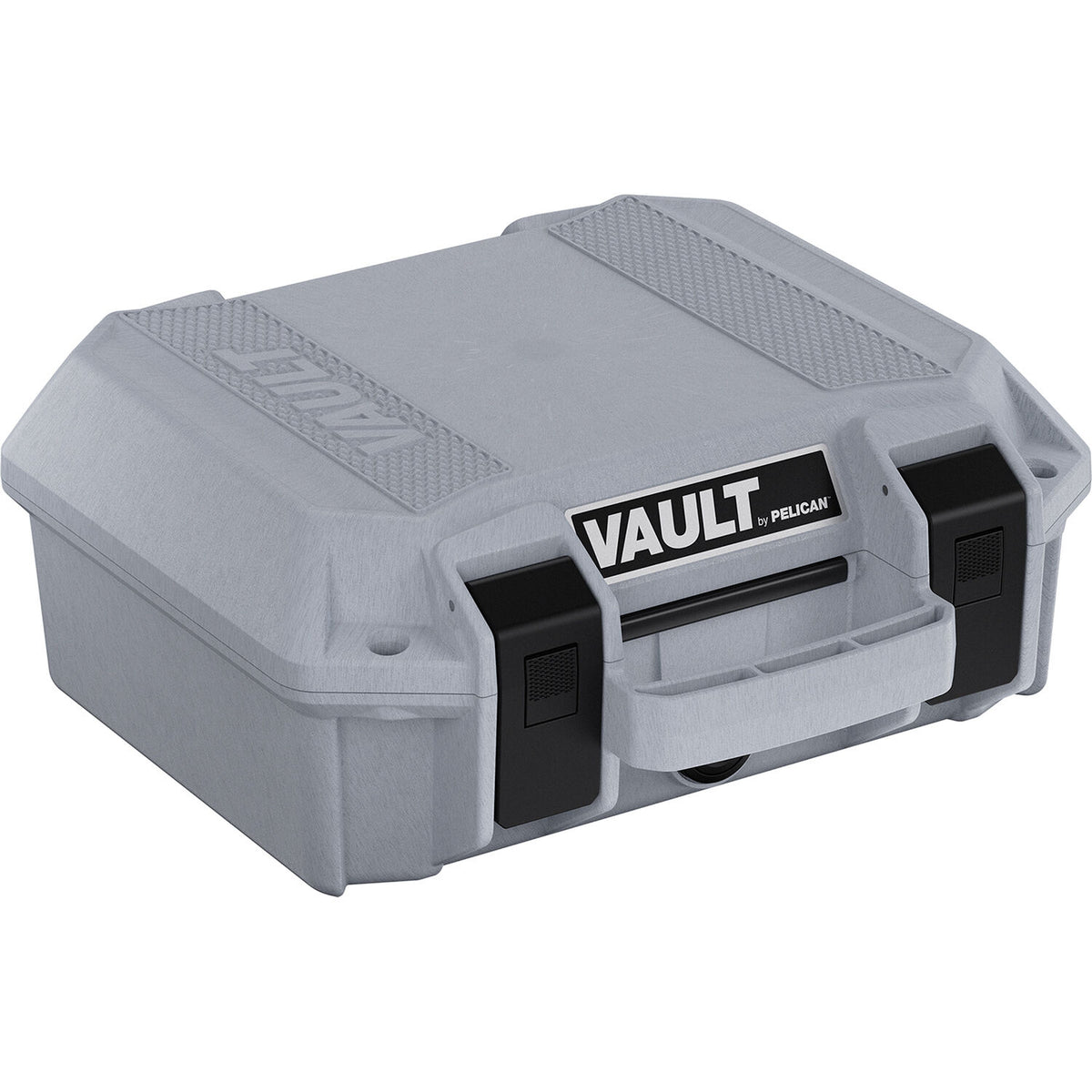 Estuche Rígido Pelican Vault V100C con inserto de espuma (Gris Ghost, 6.5L) - vista trasera