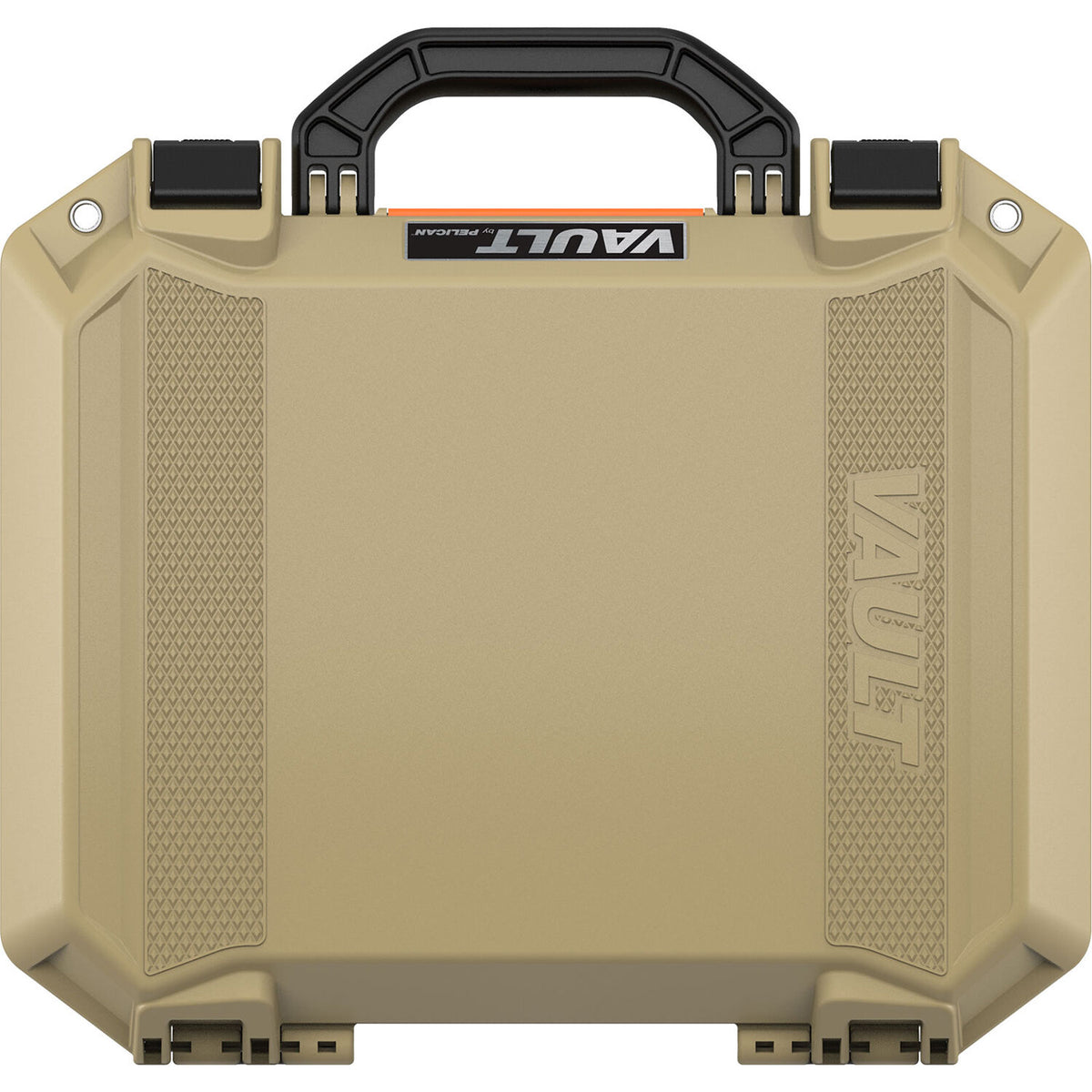 Estuche Rígido Pelican Vault V200 Mediano con espuma (Beige) - vista frontal