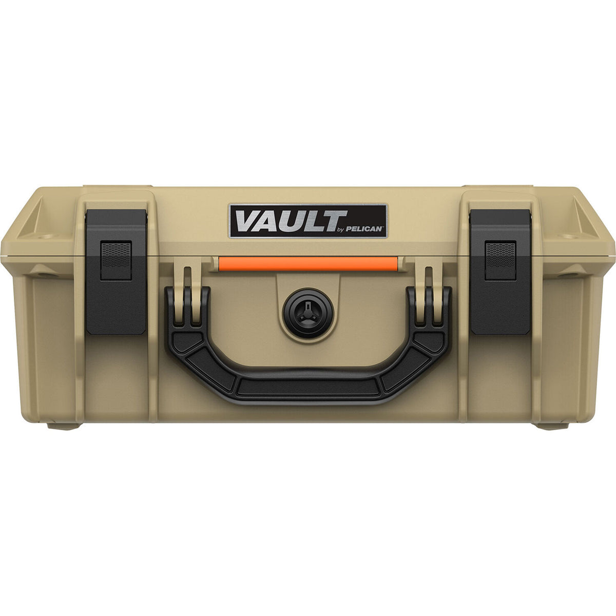 Estuche Rígido Pelican Vault V200 Mediano con espuma (Beige) - vista trasera